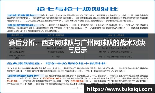 赛后分析：西安网球队与广州网球队的战术对决与启示