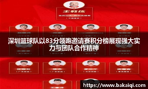 深圳篮球队以83分领跑邀请赛积分榜展现强大实力与团队合作精神